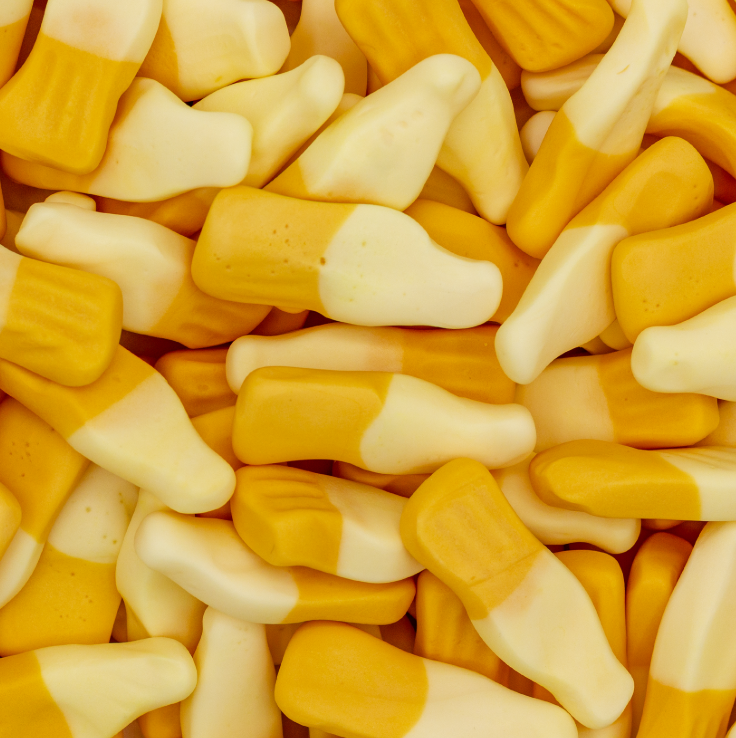 Bouteille lait frappé à la mangue