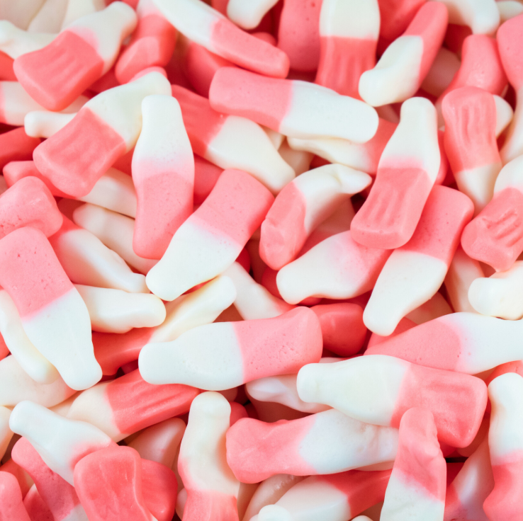 Bouteille lait frappé à la fraise