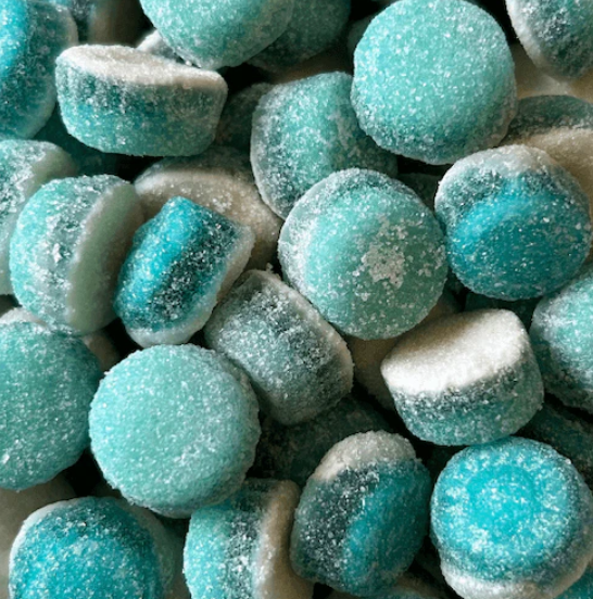 Tartes à la framboise bleue